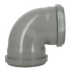 Coude 87°30 CR4 Femelle/Femelle Joint Fixe Gris