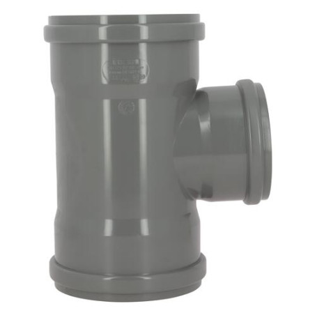 Embranchement 87°30 CR4 Femelle/Femelle Joint Fixe Gris