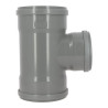 Embranchement 87°30 CR4 Femelle/Femelle Joint Fixe Gris