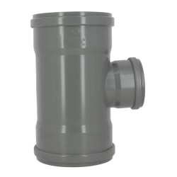 Embranchement 87°30 CR4 Femelle/Femelle Joint Fixe Gris