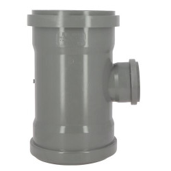 Embranchement 87°30 CR4 Femelle/Femelle Joint Fixe Gris