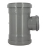 Embranchement 87°30 CR4 Femelle/Femelle Joint Fixe Gris