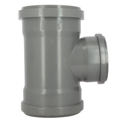 Embranchement 87°30 CR4 Femelle/Femelle Joint Fixe Gris