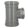 Embranchement 87°30 CR4 Femelle/Femelle Joint Fixe Gris