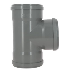 Culotte 87°30 CR4 Femelle/Femelle Joint Fixe Gris