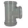 Culotte 87°30 CR4 Femelle/Femelle Joint Fixe Gris
