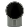 Coude 87°30 CR4 Mâle/Femelle Joint Fixe Gris