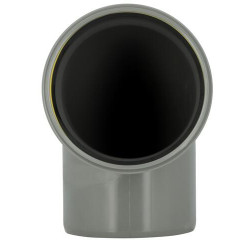 Coude 87°30 CR4 Mâle/Femelle Joint Fixe Gris