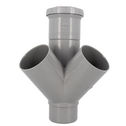 Culotte équerre dilatation mâle-femelle 45° Ø100
