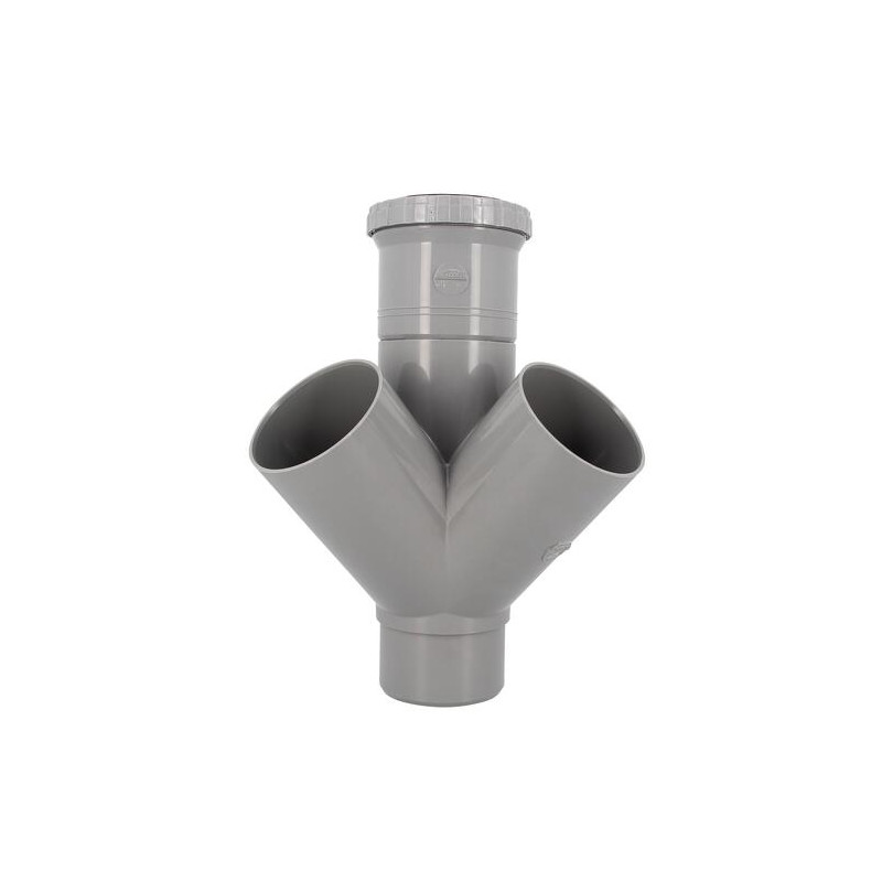 Culotte équerre dilatation mâle-femelle 45° Ø100