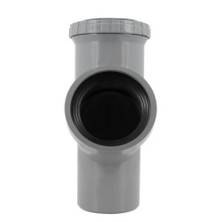 Culotte Système J, à joint de dilatation incorporé, Ø 100, Mâle-femelle à 67°30, PVC