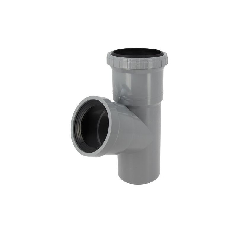 Culotte Système J, à joint de dilatation incorporé, Ø 100, Mâle-femelle à 67°30, PVC