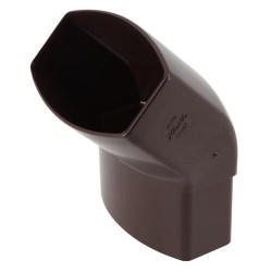 Coude OVATION® en TECHTAN®, 45°, Mâle-femelle, descente de gouttière 90x56