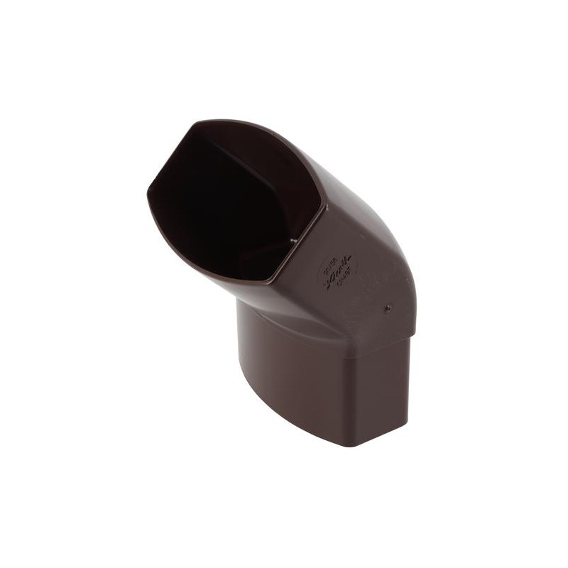 Coude OVATION® en TECHTAN®, 45°, Mâle-femelle, descente de gouttière 90x56