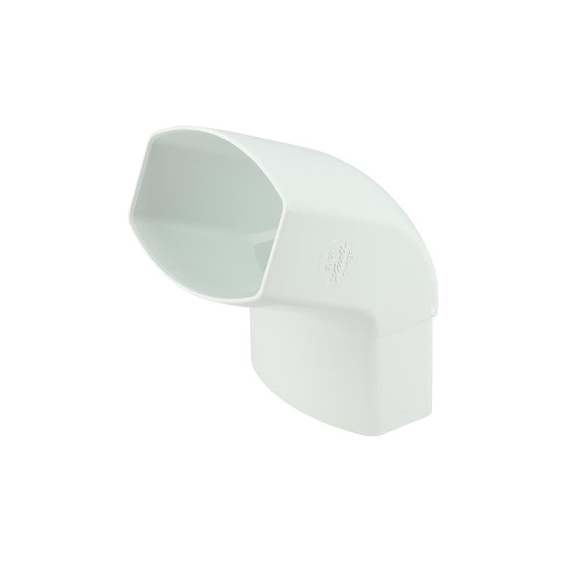 Coude OVATION® en TECHTAN®, 67°30, Mâle-femelle, descente de gouttière 90x56
