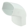 Coude OVATION® en TECHTAN®, 67°30, Mâle-femelle, descente de gouttière 90x56