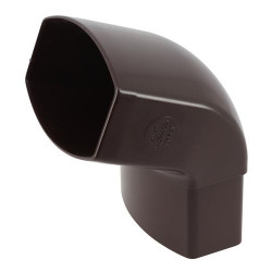 Coude OVATION® en TECHTAN®, 67°30, Mâle-femelle, descente de gouttière 90x56