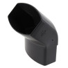Coude OVATION® en TECHTAN®, Mâle-femelle à 45°, pour tube ovoïde 90x56, LG28