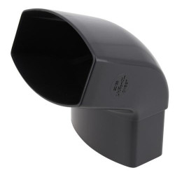 Coude OVATION® en TECHTAN®, Mâle-femelle à 67°30, pour tube ovoïde 90x56, LG28