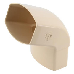 Coude OVATION® en TECHTAN®, Mâle-femelle à 67°30, pour tube ovoïde 90x56, LG28