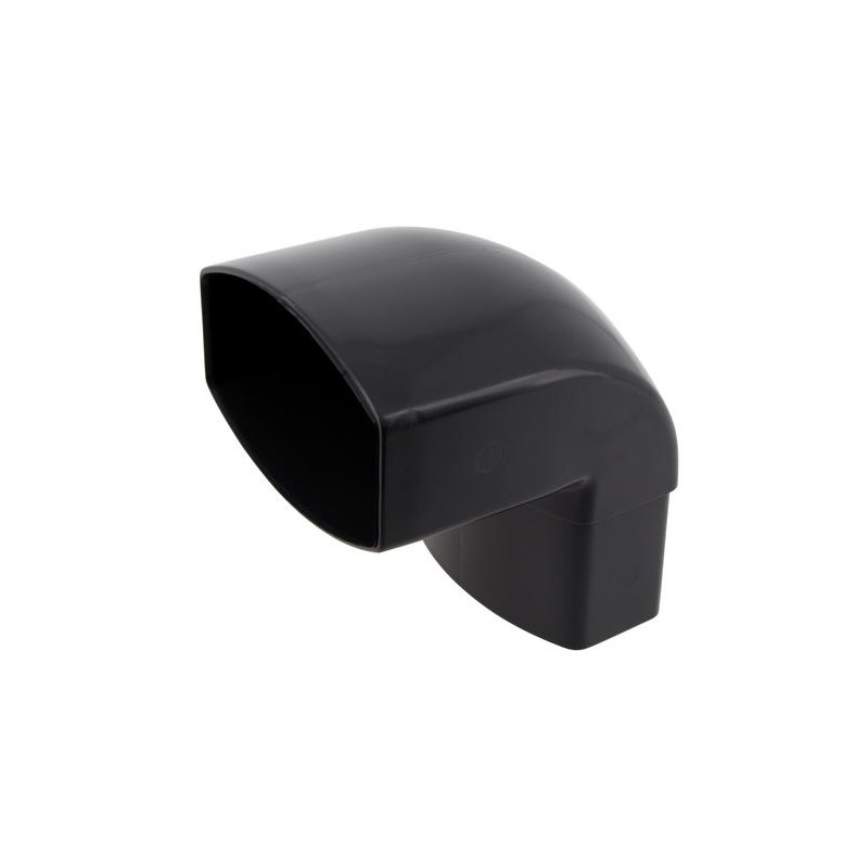 Coude OVATION® en TECHTAN®, Mâle-femelle à 87°30, pour tube ovoïde 90x56, LG28