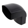 Coude OVATION® en TECHTAN®, Mâle-femelle à 87°30, pour tube ovoïde 90x56, LG28