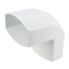 Coude OVATION® en TECHTAN®, Mâle-femelle à 87°30, pour tube ovoïde 90x56, LG28