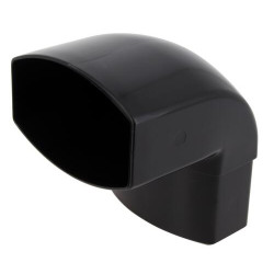 Coude OVATION® en TECHTAN®, Mâle-femelle à 87°30, pour tube ovoïde 90x56, LG28