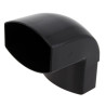 Coude OVATION® en TECHTAN®, Mâle-femelle à 87°30, pour tube ovoïde 90x56, LG28