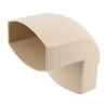 Coude OVATION® en TECHTAN®, Mâle-femelle à 87°30, pour tube ovoïde 90x56, LG28