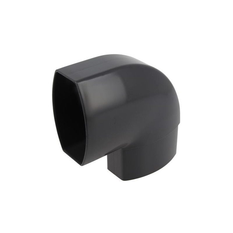 Coude OVATION® en TECHTAN®, Mâle-femelle à 90°, pour tube ovoïde 90x56, LG28