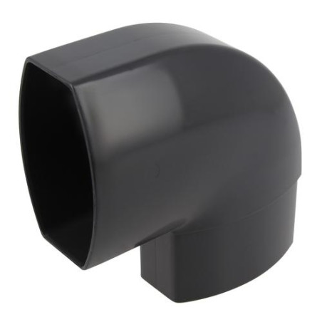 Coude OVATION® en TECHTAN®, Mâle-femelle à 90°, pour tube ovoïde 90x56, LG28
