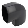 Coude OVATION® en TECHTAN®, Mâle-femelle à 90°, pour tube ovoïde 90x56, LG28