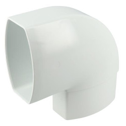 Coude orientable à 90° OVATION® en TECHTAN®, descente 90x56, LG28