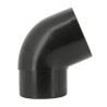 Coude esthétique TECHTAN®, 67°30, Mâle-femelle, descente de gouttière, graphite
