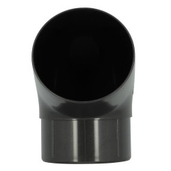 Coude esthétique TECHTAN®, 67°30, Mâle-femelle, descente de gouttière, graphite