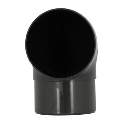 Coude esthétique TECHTAN®, 87°30, Mâle-femelle, descente de gouttière, graphite