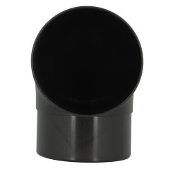 Coude esthétique TECHTAN®, 87°30, Mâle-femelle, descente de gouttière, graphite