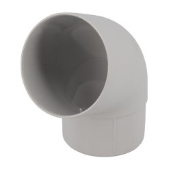 Coude esthétique TECHTAN®, 67°30, Mâle-femelle, descente de gouttière