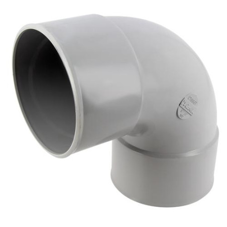 Coude en TECHTAN®, Femelle-femelle à 87°30, pour tube de descente Ø 100