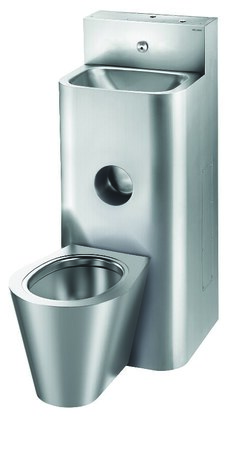 Combi KOMPACT lavabo WC à poser, réf. 160800