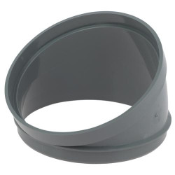 Secteur de coude, 30°, mâle-femelle, PVC à coller