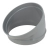 Secteur de coude, 30°, mâle-femelle, PVC à coller