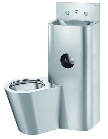 Combi KOMPACT TC lavabo WC à poser, réf. 166700