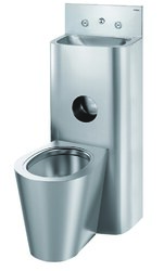 Combi KOMPACT TC lavabo WC à poser, réf. 166800