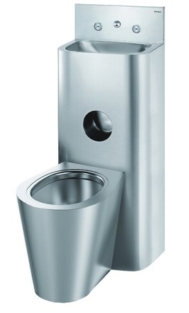 Combi KOMPACT TC lavabo WC à poser, réf. 166800