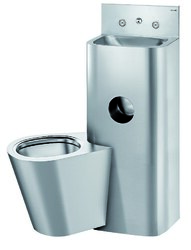 Combi KOMPACT TC lavabo WC suspendu, réf. 166400
