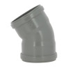 Coude 30° CR4 / CR8 Ø110 mm Femelle/Femelle Joint Fixe Gris