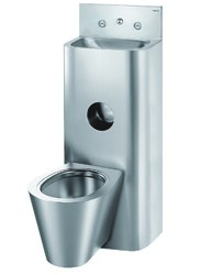 Combi KOMPACT TC lavabo WC suspendu, réf. 166500