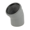 Coude 30° CR4 / CR8 Ø110 Mâle/Femelle Joint Standard Gris